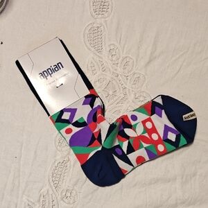Geometric Men's Socks - Multicolor